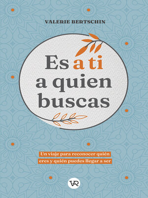cover image of Es a ti a quien buscas